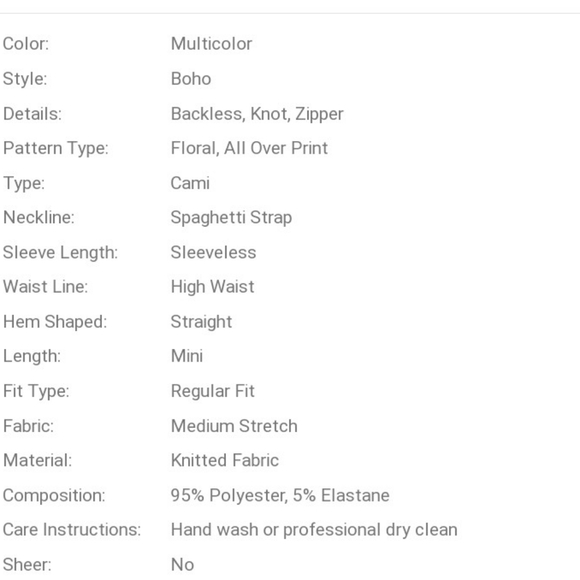 Multi-Color Boho Style Dress - Picture 5 of 6